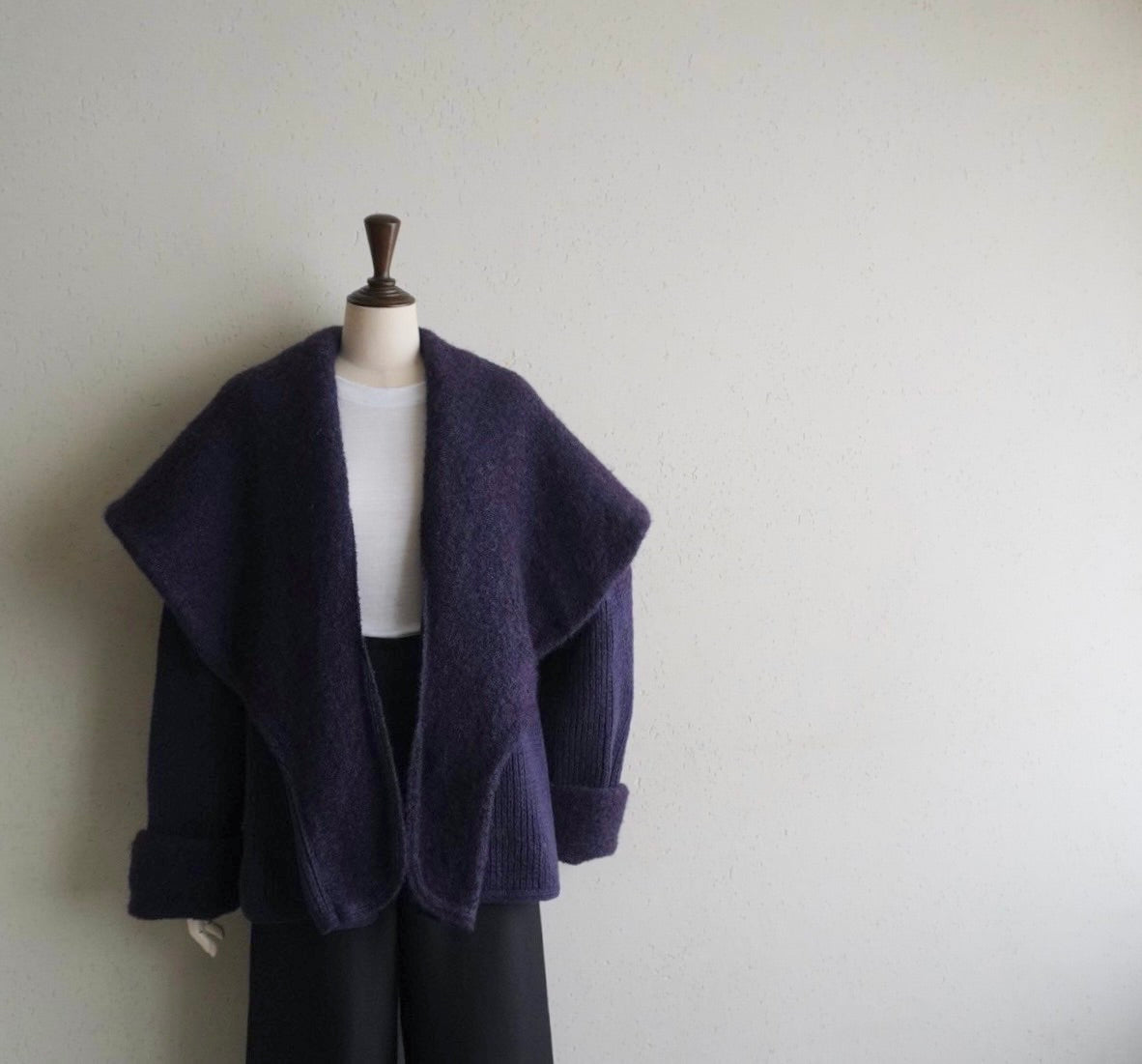 90s Knit Jacket Made in France Dead Stock