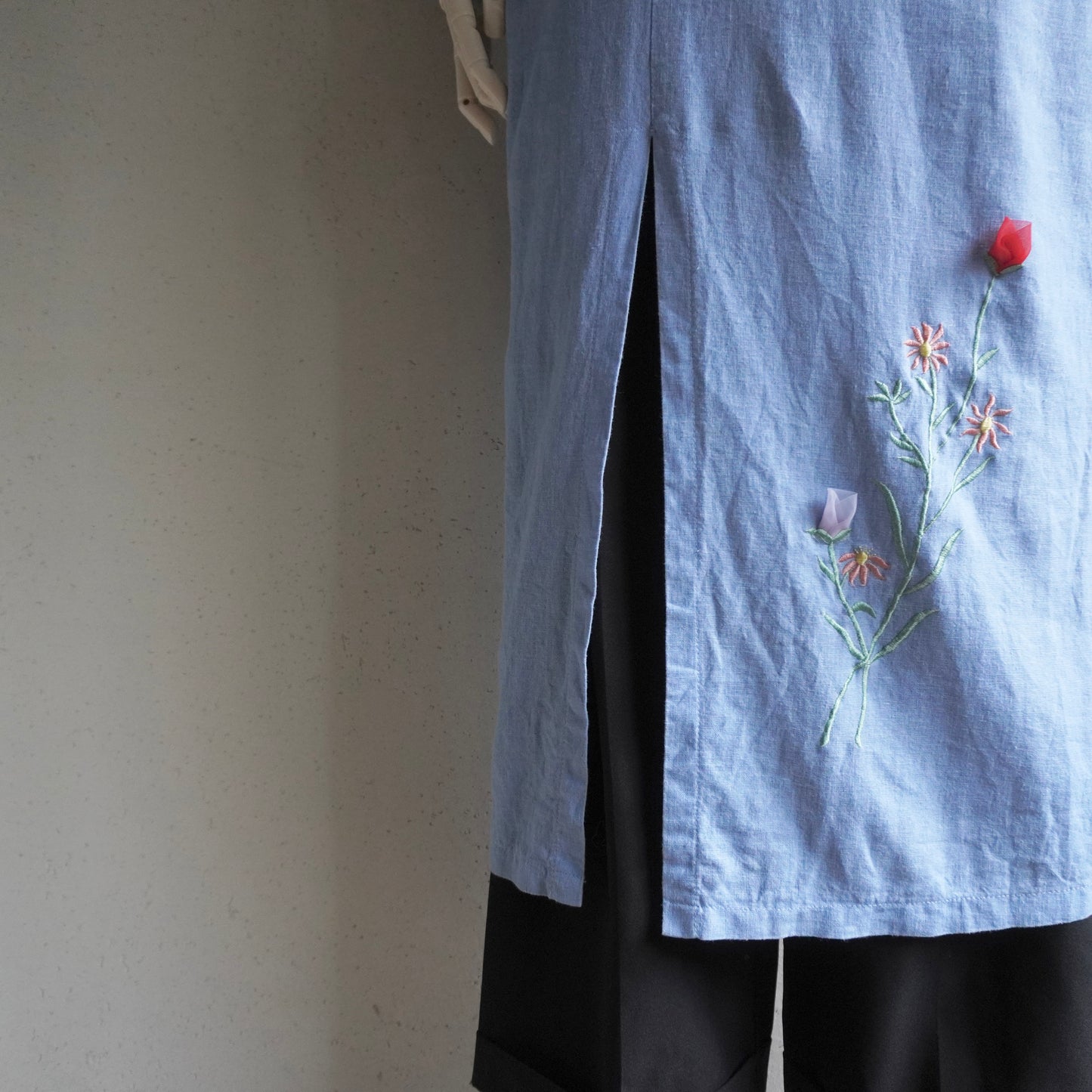 90s EURO Embroidery Dress