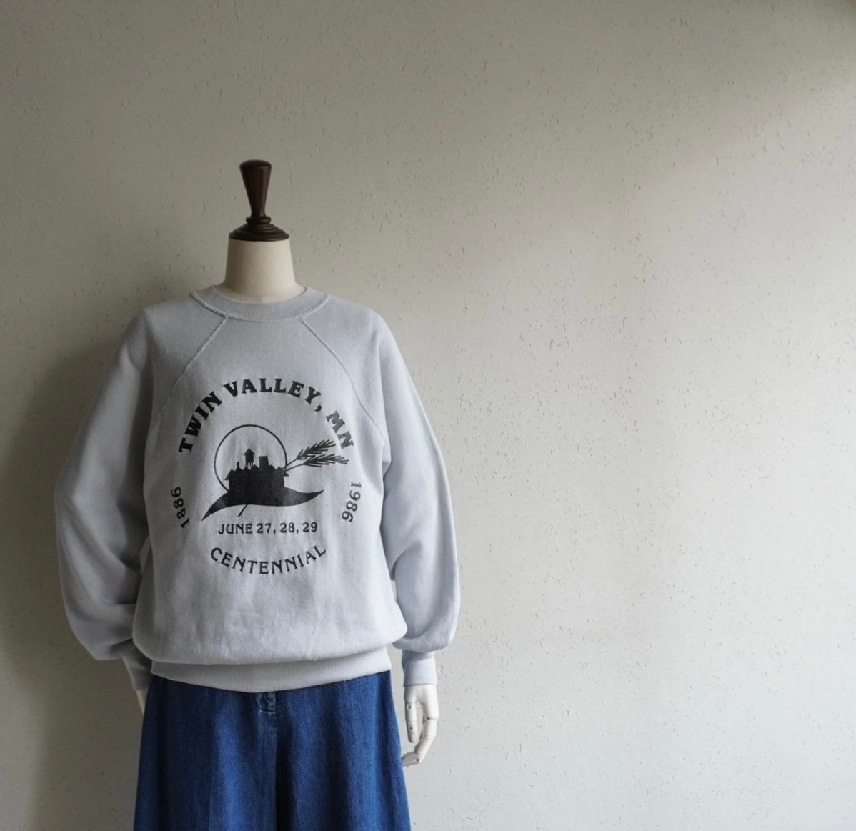 80s Printed Sweater Made in USA