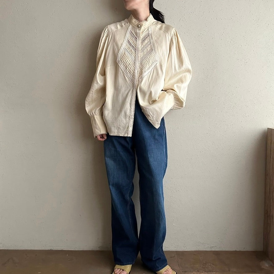 80s Silk Blouse Made in Germany