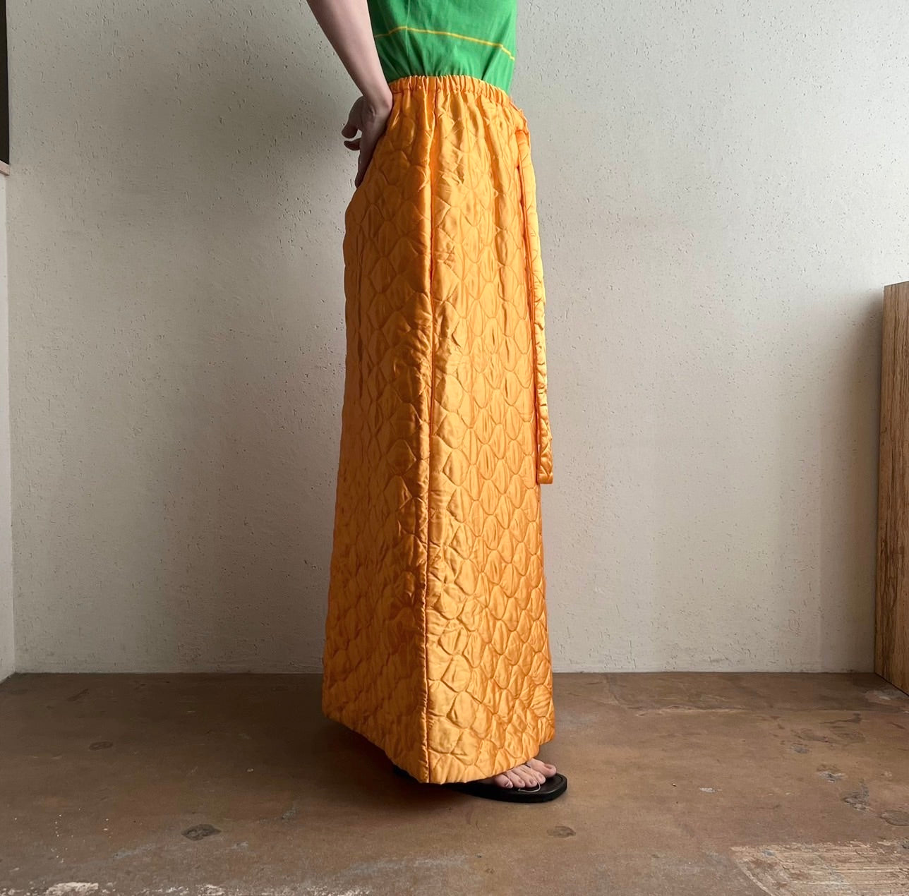 70s Quilted Skirt