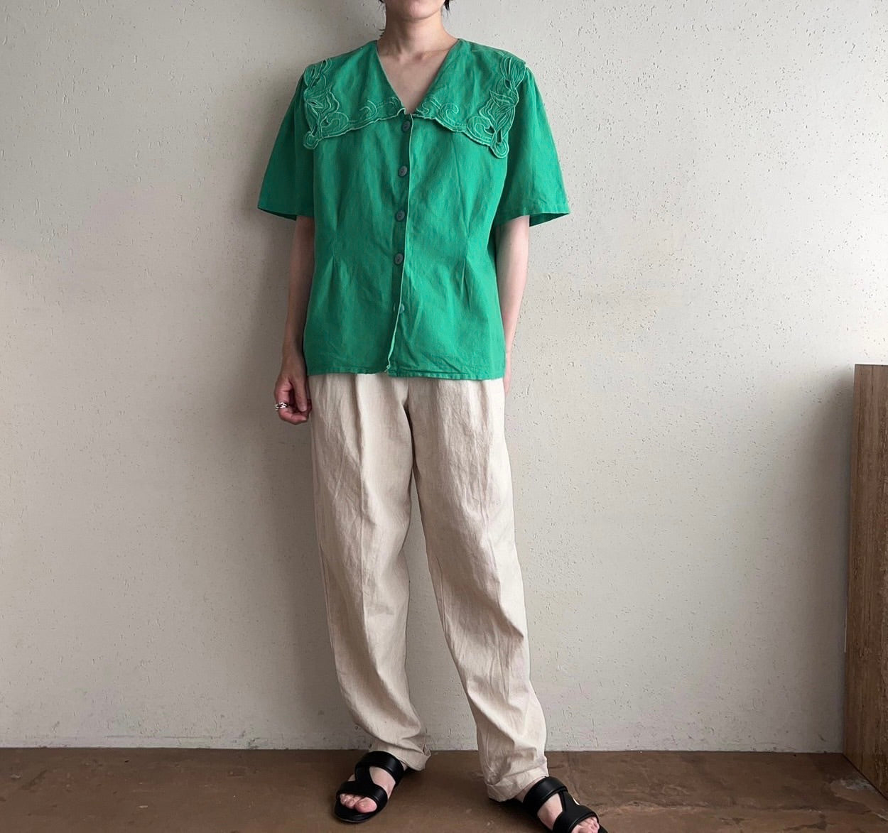 90s Design Ramie Blouse