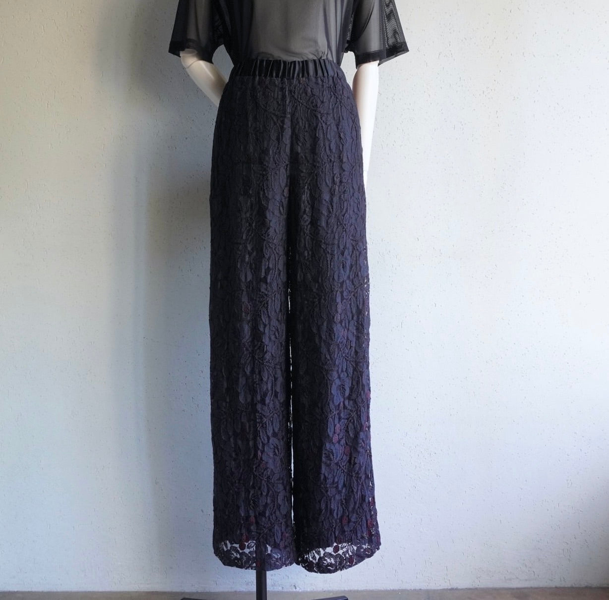 80s "Mark Eisen"Lace Pants