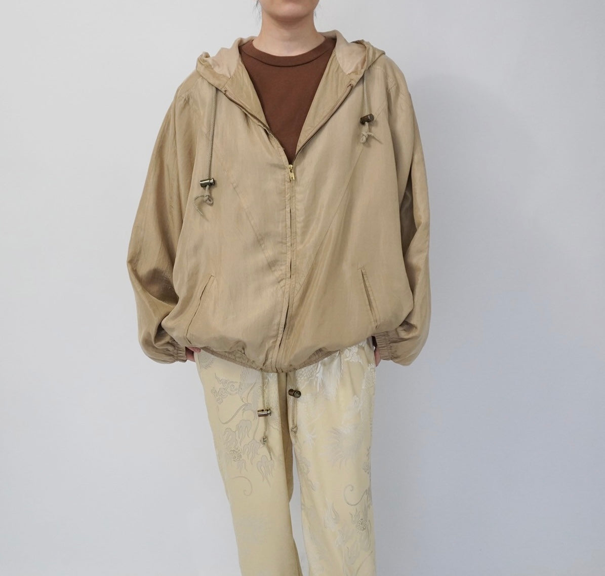 90s Silk Light Jacket
