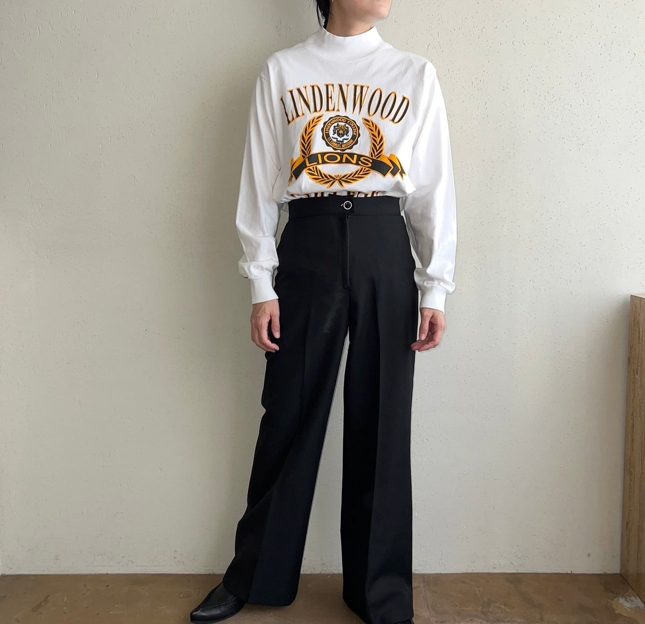 90s Printed Long T-shirt Made in USA