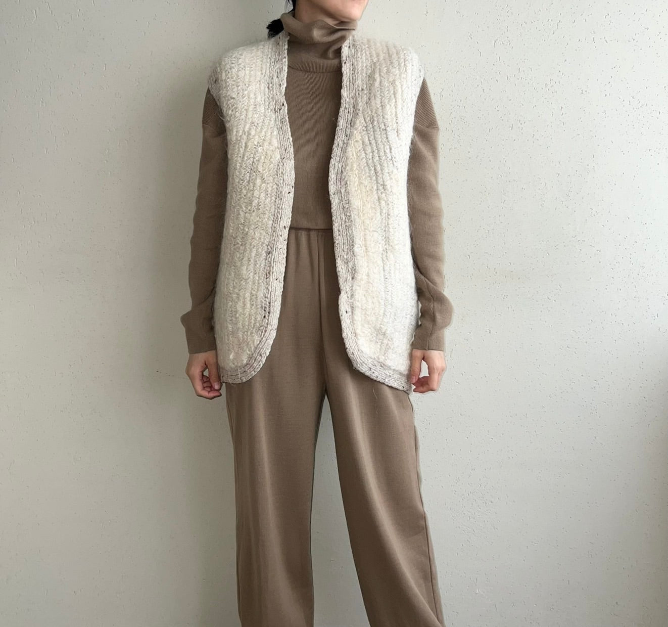 70s,80s Reversible Knit Vest