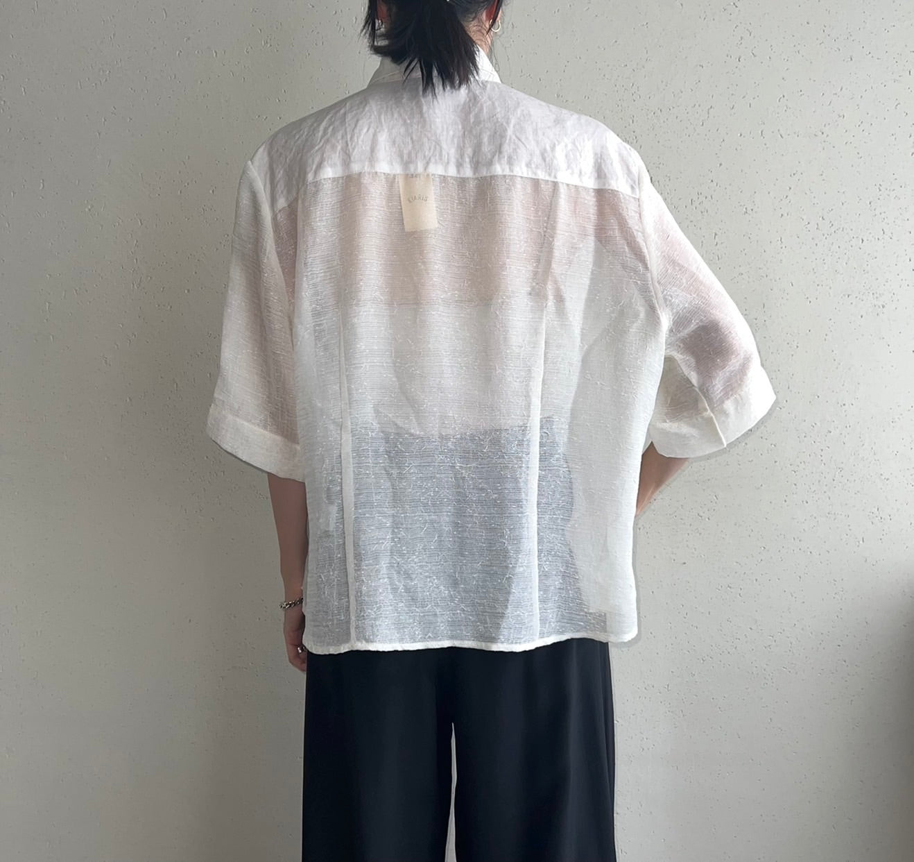 90s Sheer Shirt Made in Italy