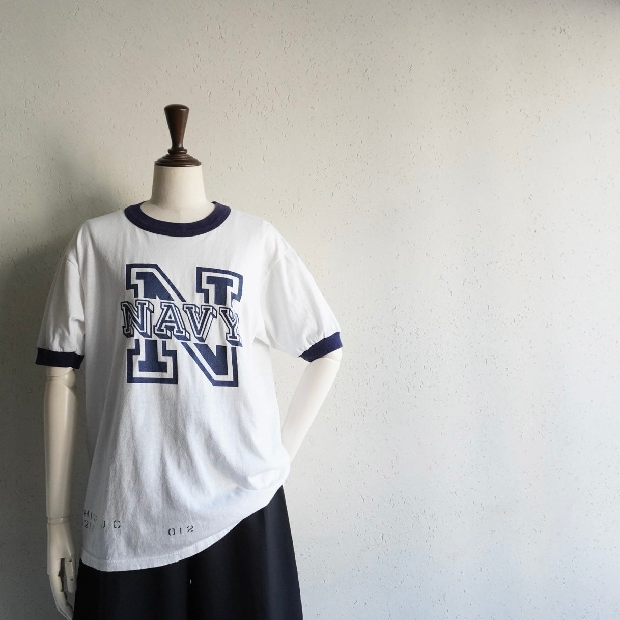 90s Printed Ringer T-shirt Made in USA