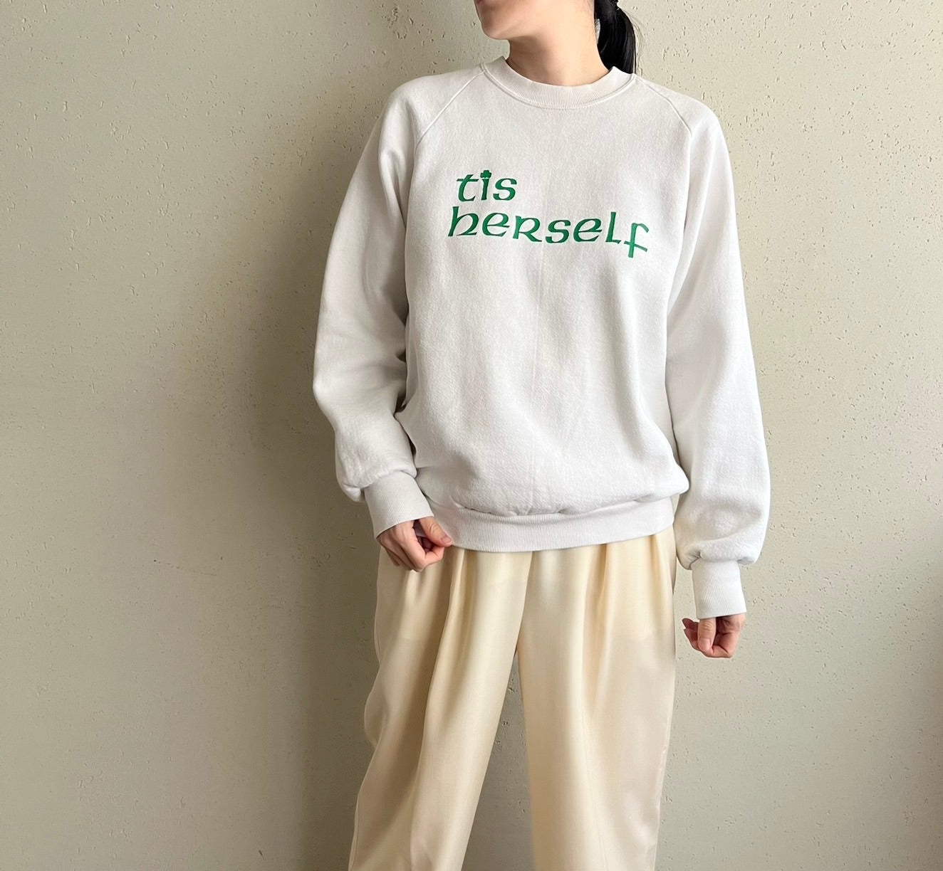 90s Printed Sweater Made in USA