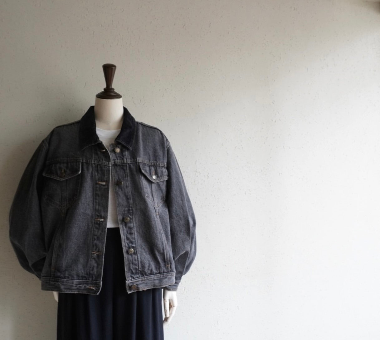 90s EURO Denim×Corduroy Jacket