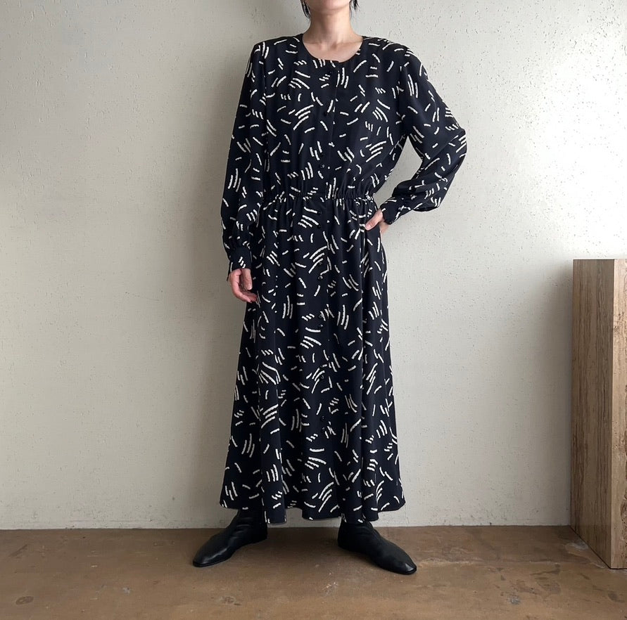 90s Printed Dress