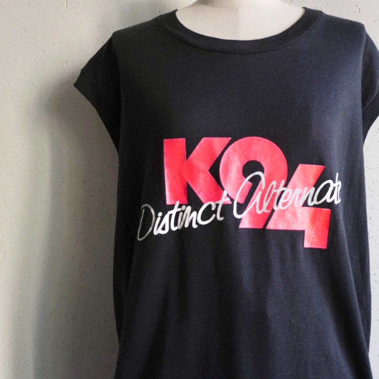 80s Printed Sleeveless T-shirt Made in USA
