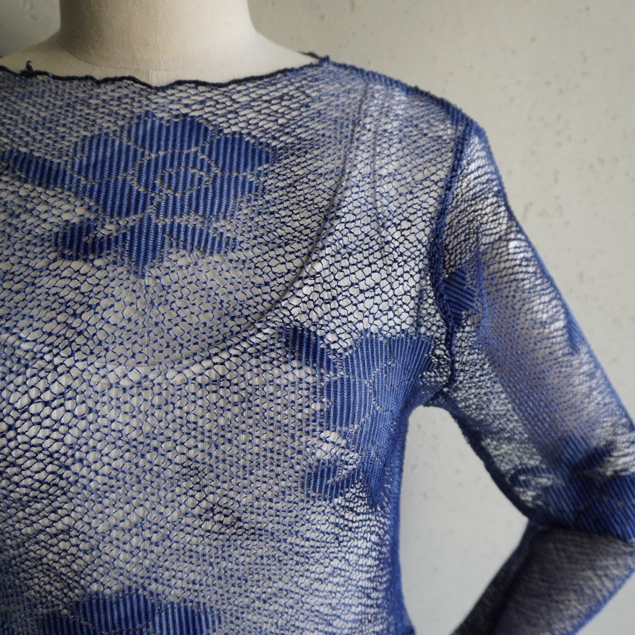 Mesh Blue Top