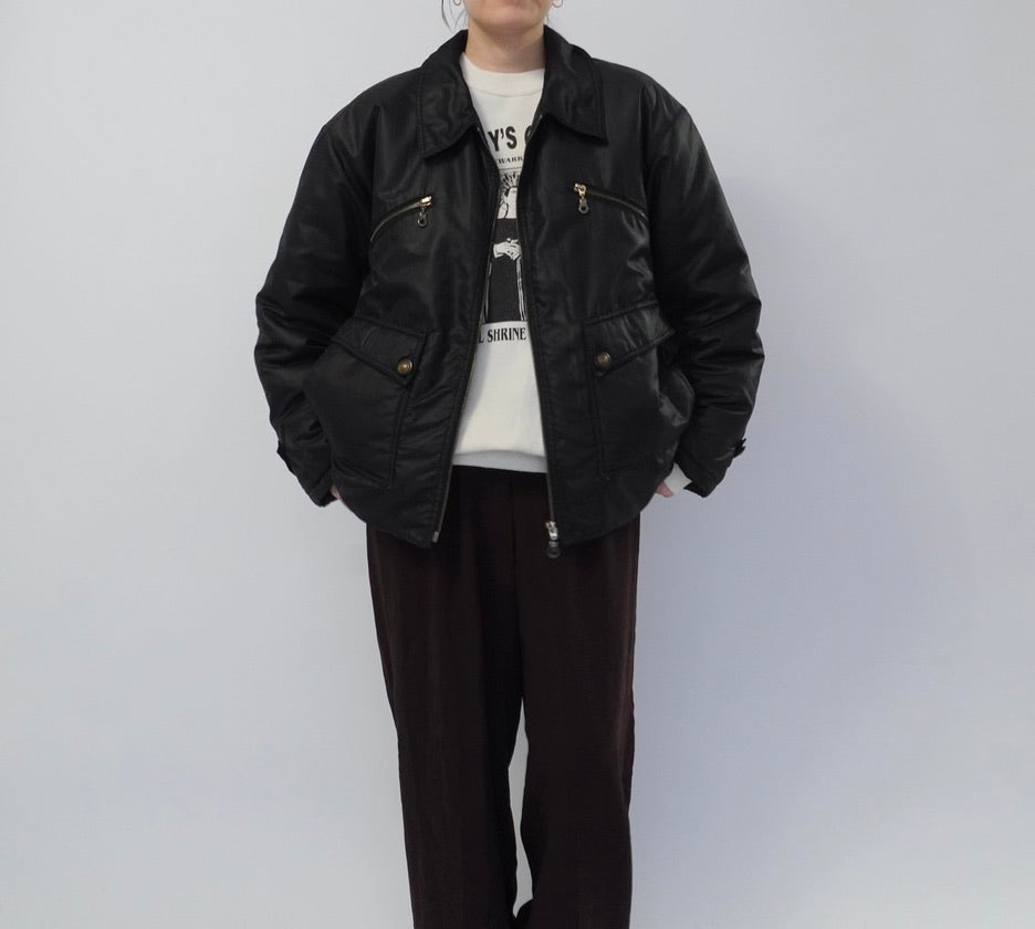 90s Black Jacket Made in Italy