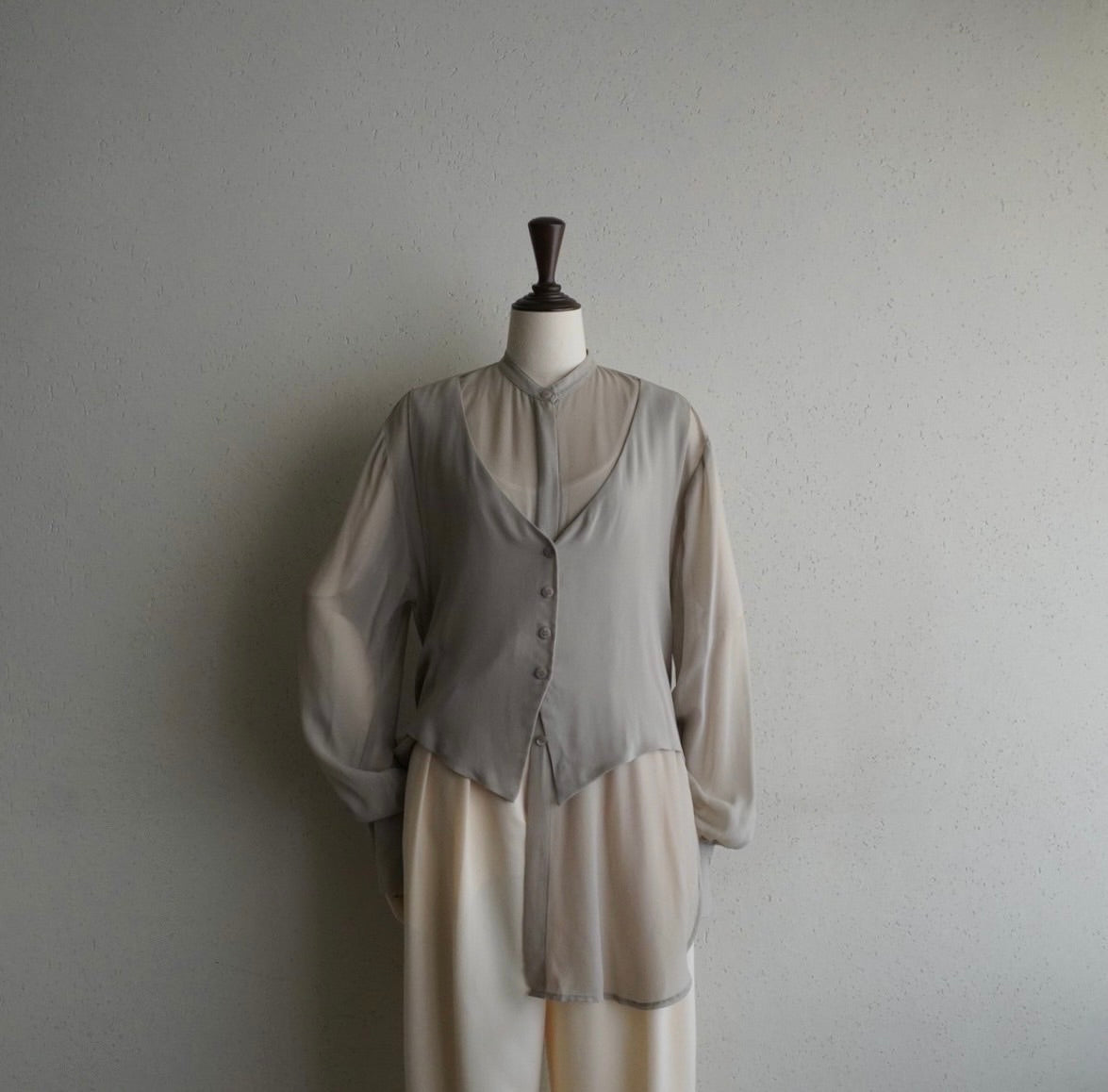 90s Design Sheer Blouse Made in USA