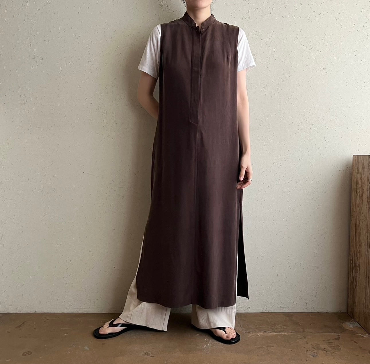 90s Silk Sleeveless Dress