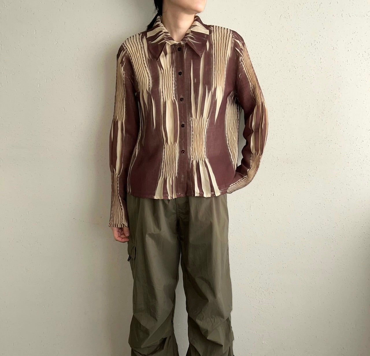 Pleated Design Shirt