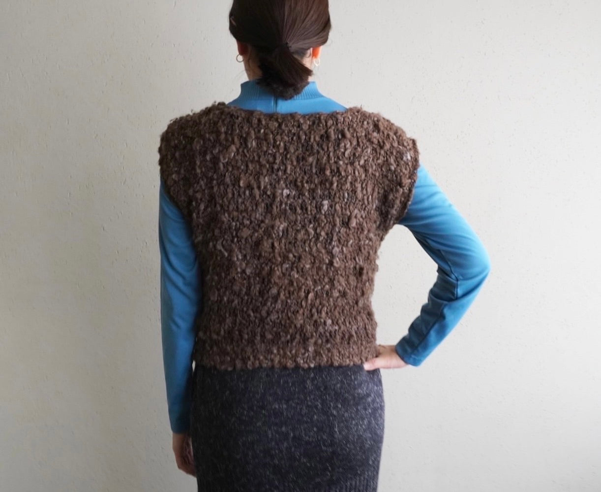 90s Design Knit Vest