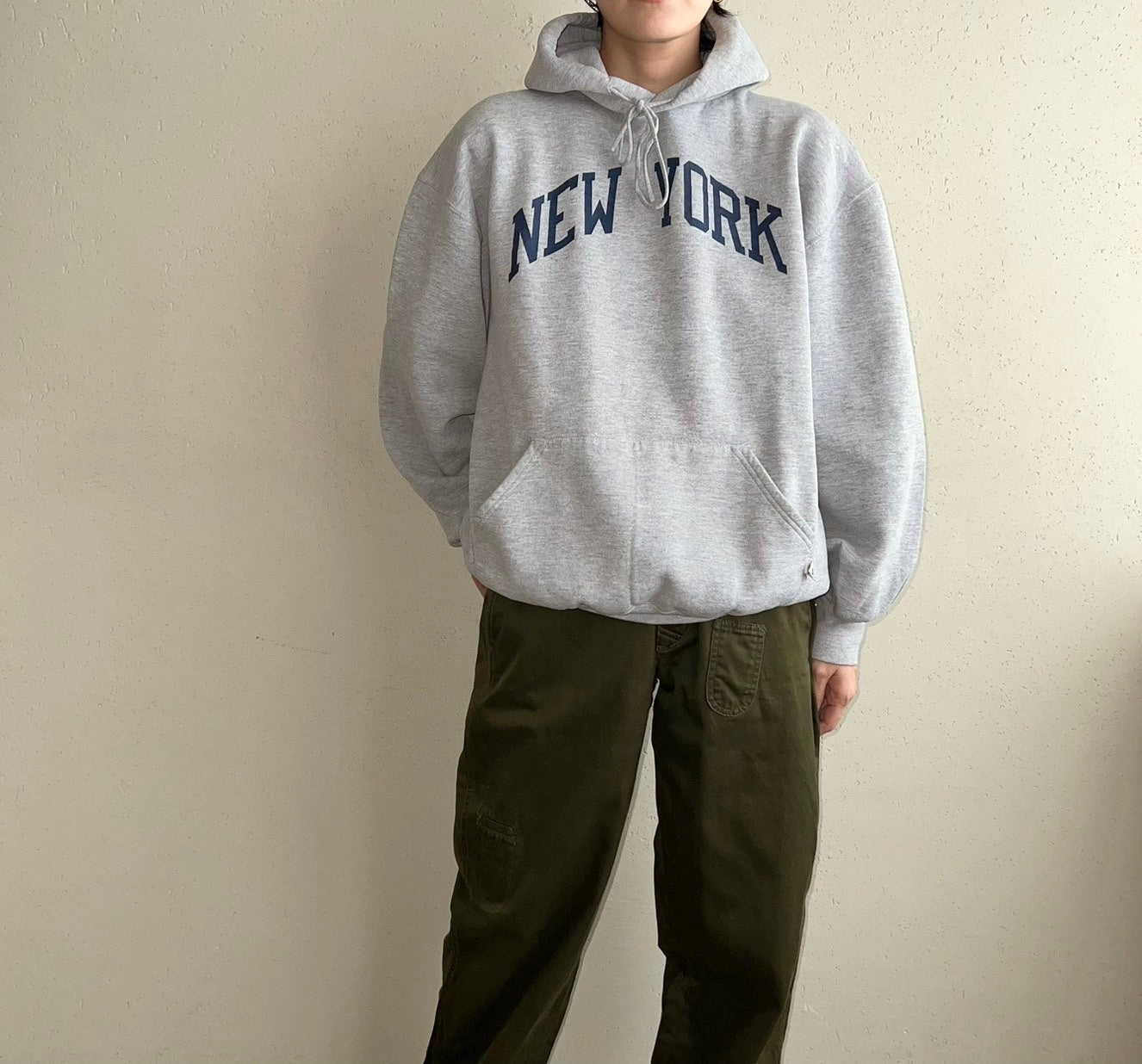 90s Hooded Sweater Made in USA