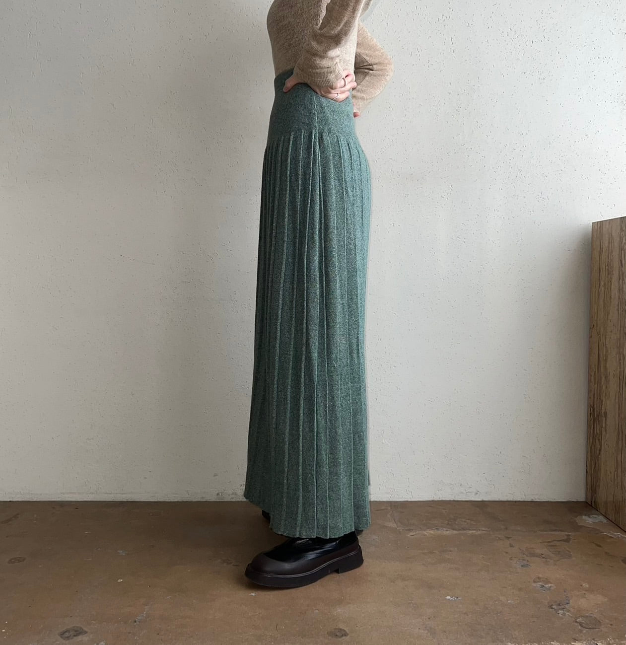 90s Cotton Knit Skirt Made in USA