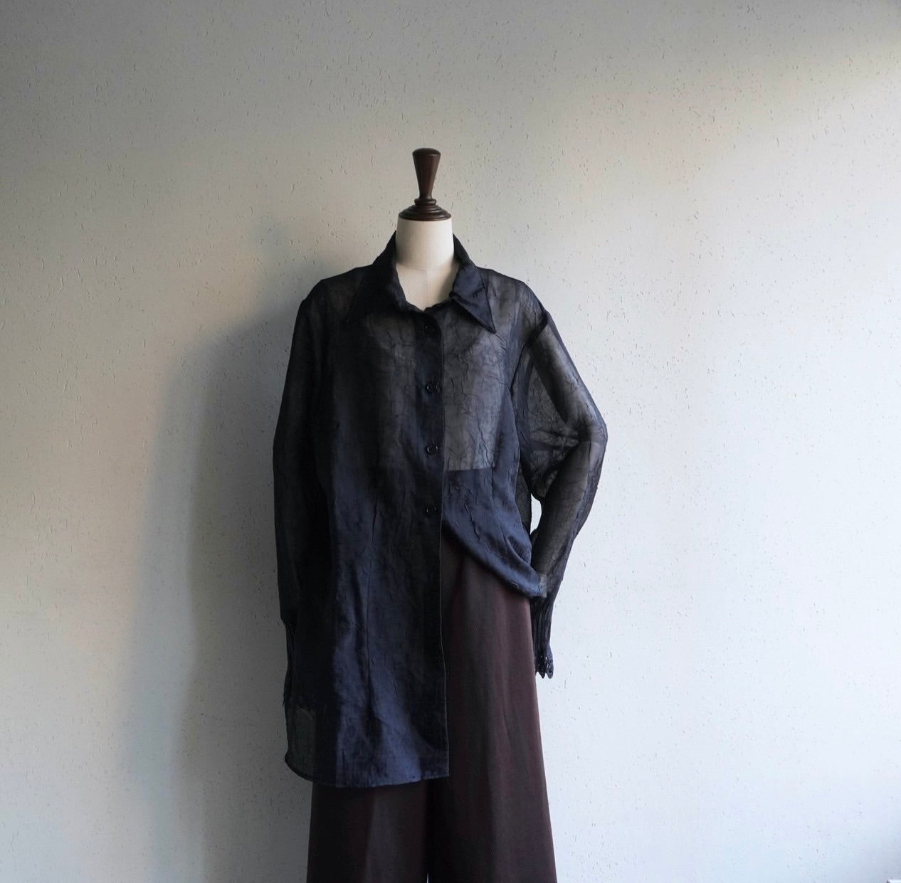 90s Sheer Shirt Made in USA
