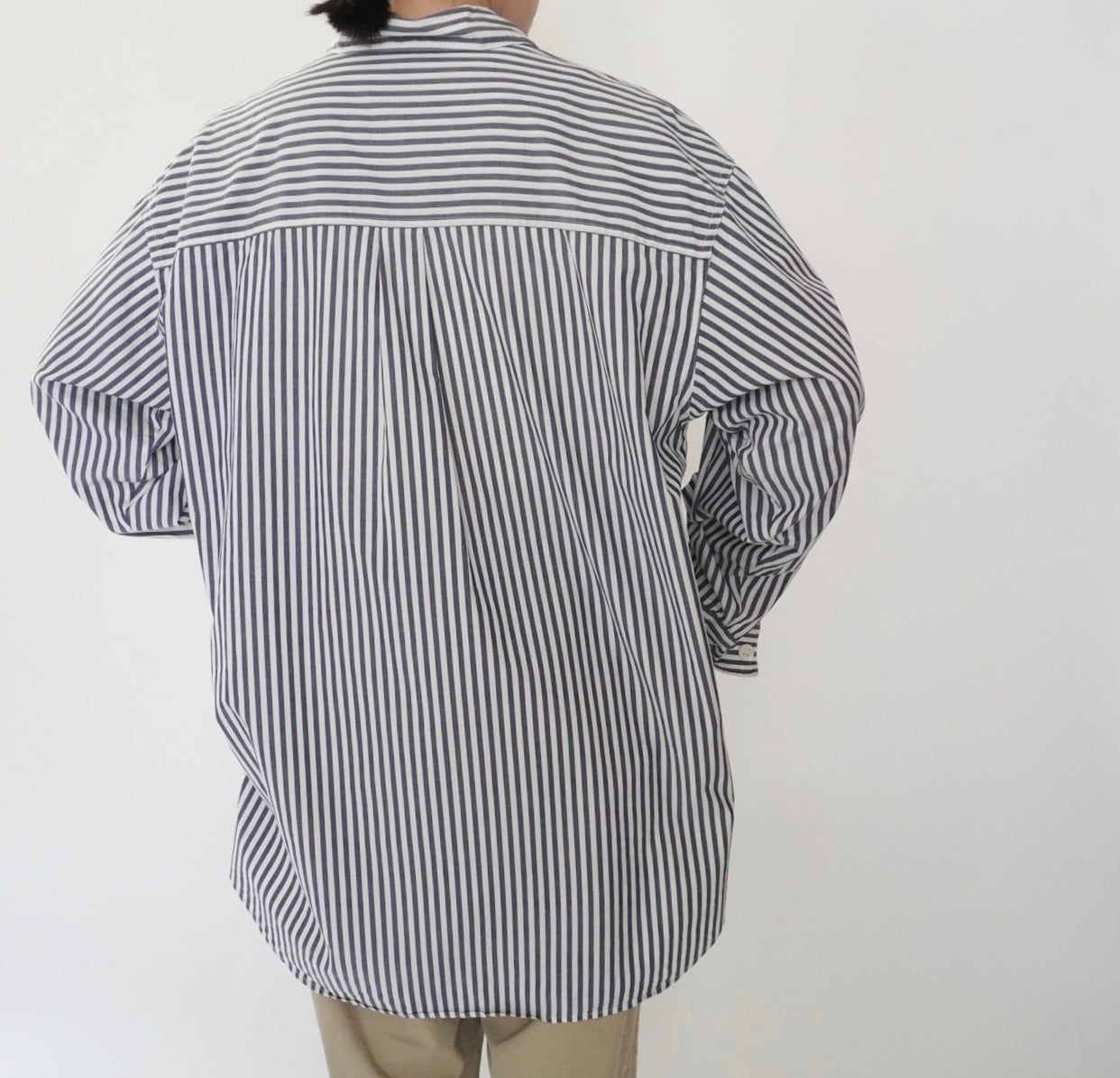 90s "GAP" Striped Long Cotton Shirt