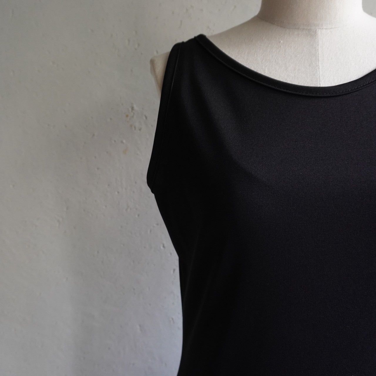 90s Black Sleeveless Maxi Dress