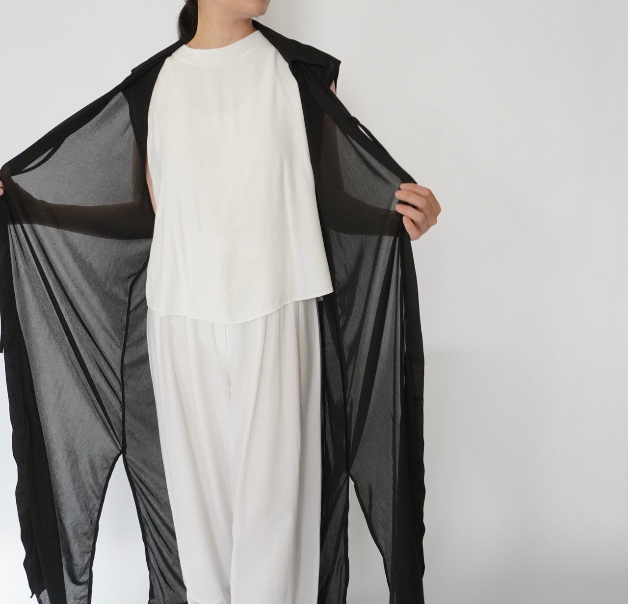 90s Sheer Maxi Robe