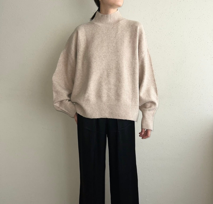 Mock Neck Knit Top