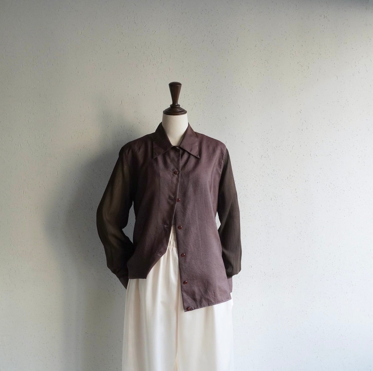 90s Brown Shirt Made in Italy