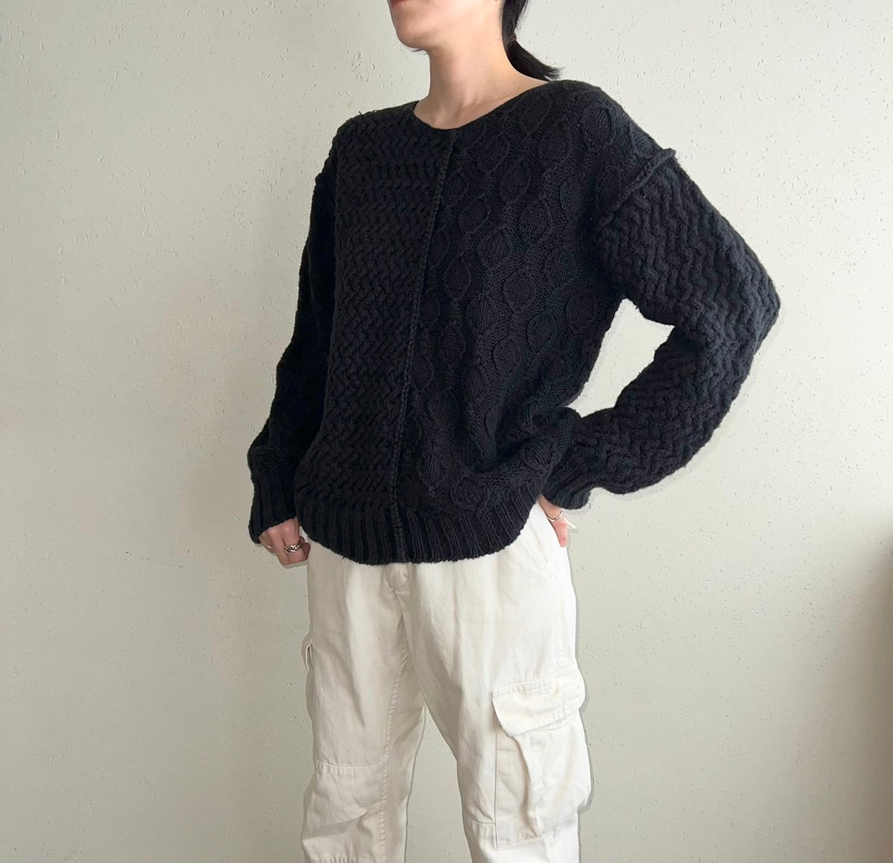 90s Hand Knit Top