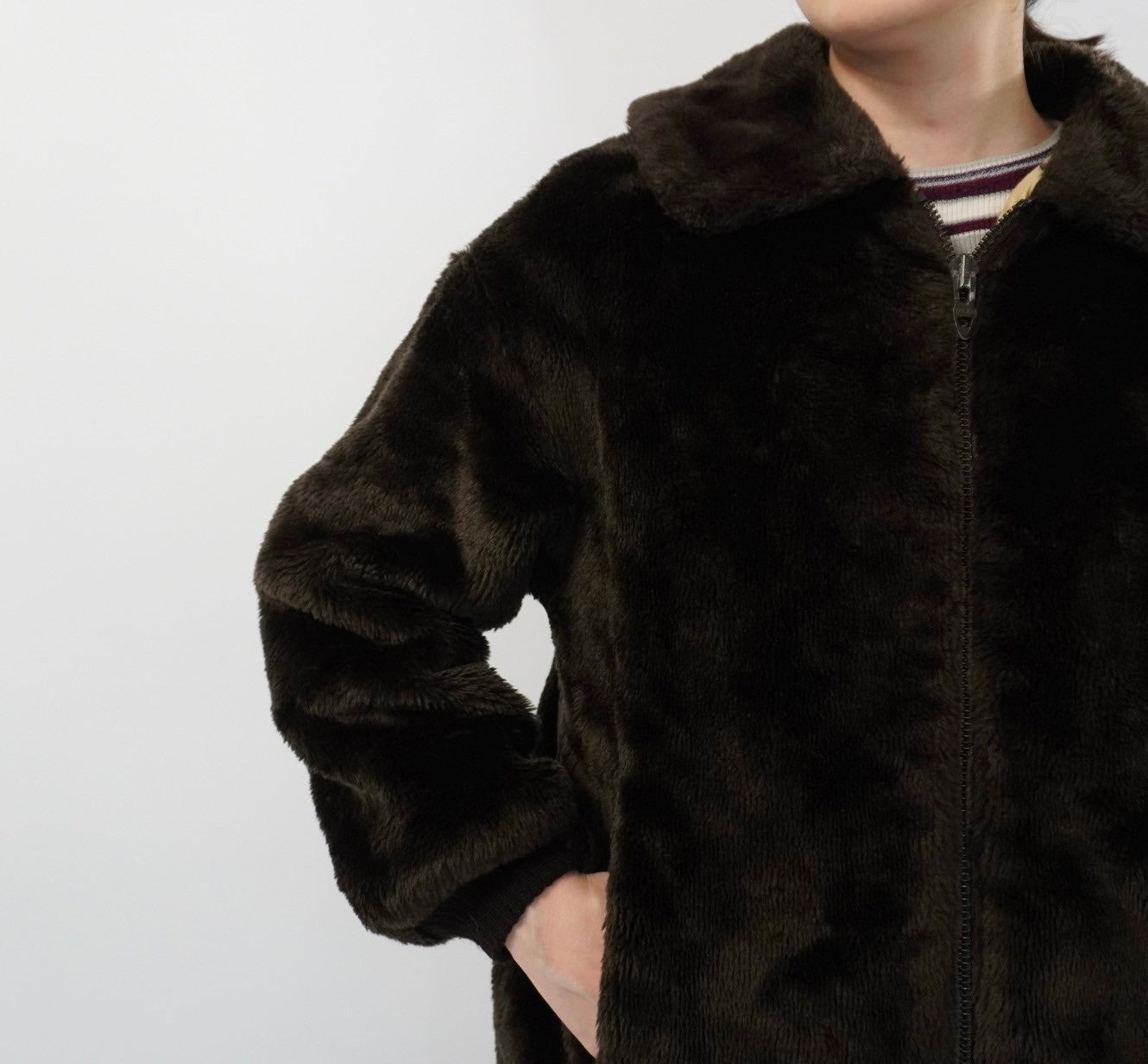 70s Fur Reversible Jacket