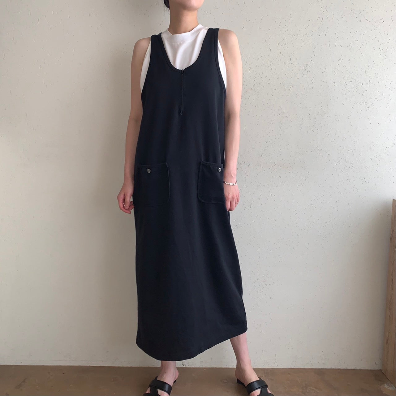 90s Half Zip Dress