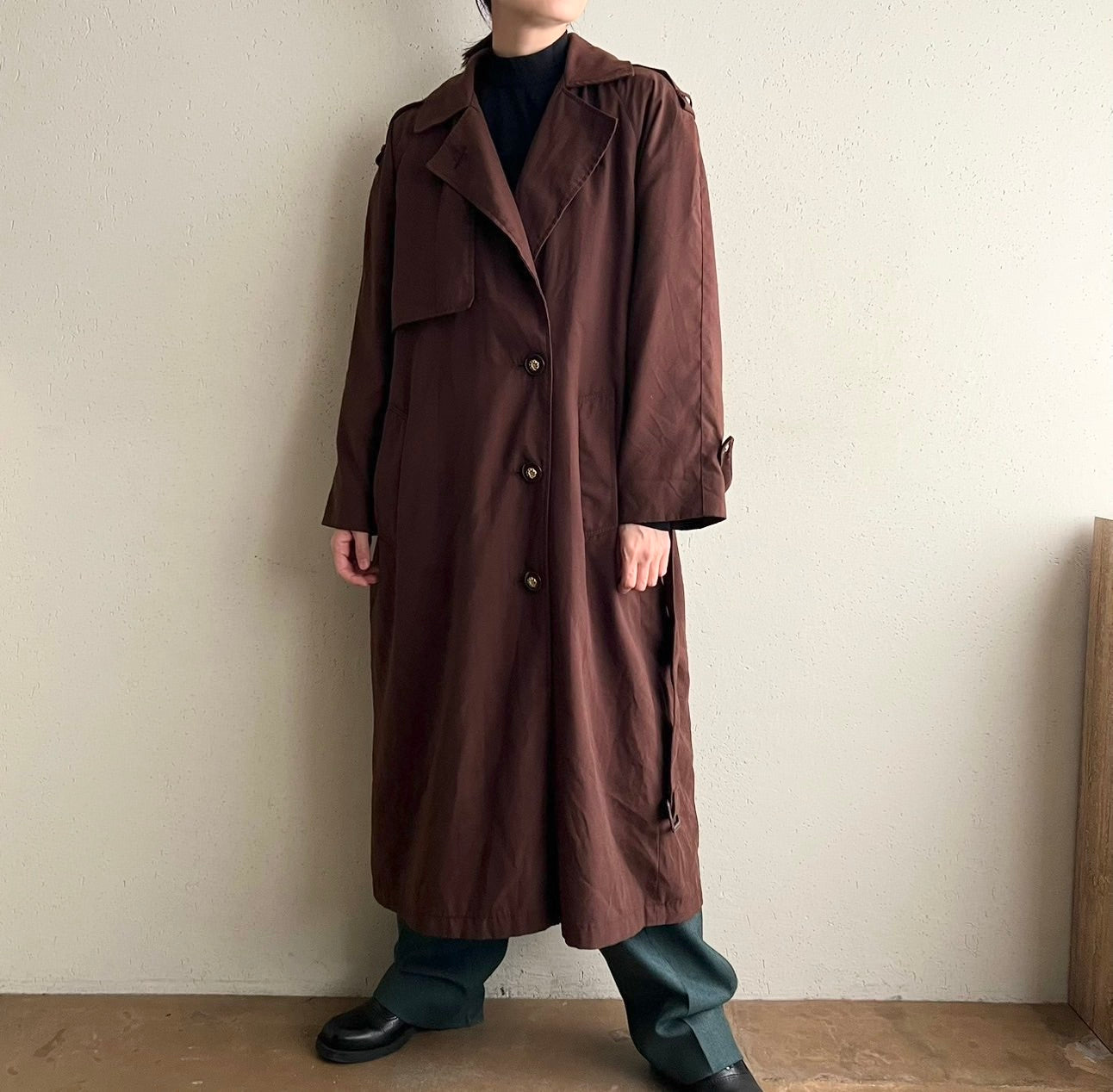 90s Brown Coat