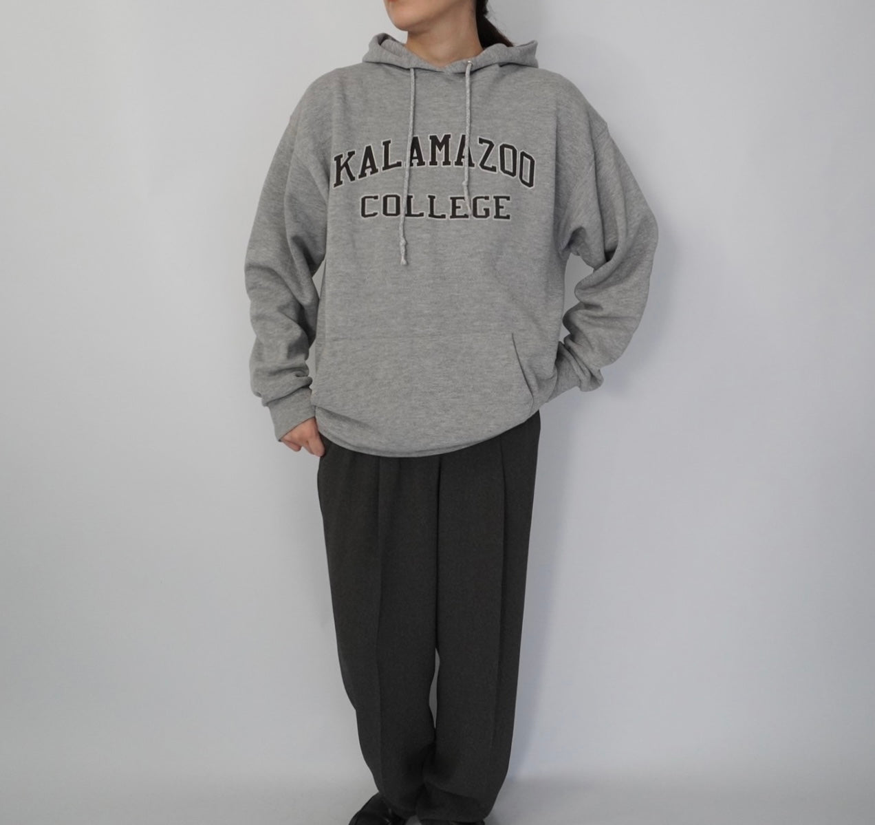 90s Hooded Sweater Made in USA