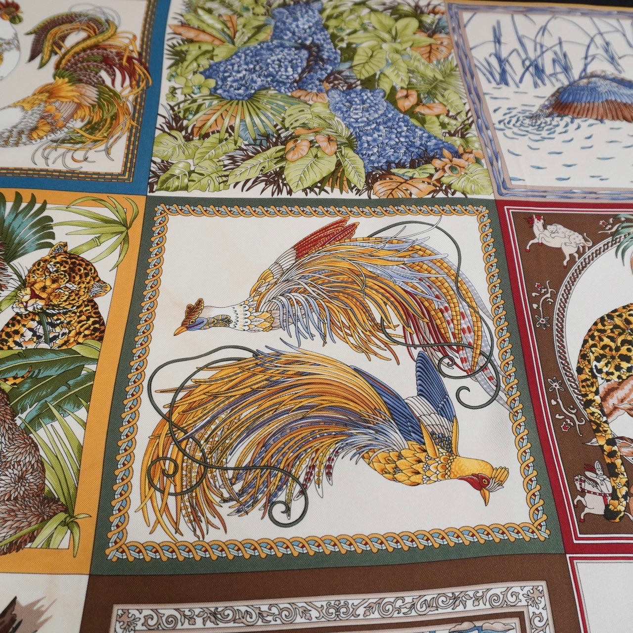 "Salvatore Ferragamo"Silk Scarf Made in Italy