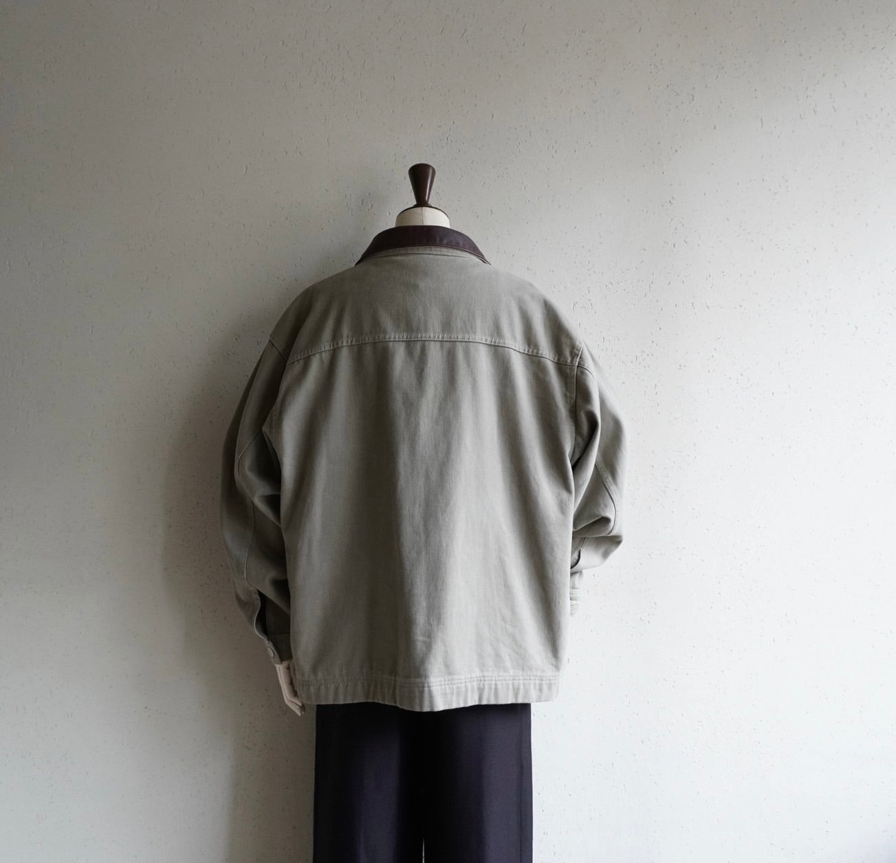 90s Leather Collar Jacket