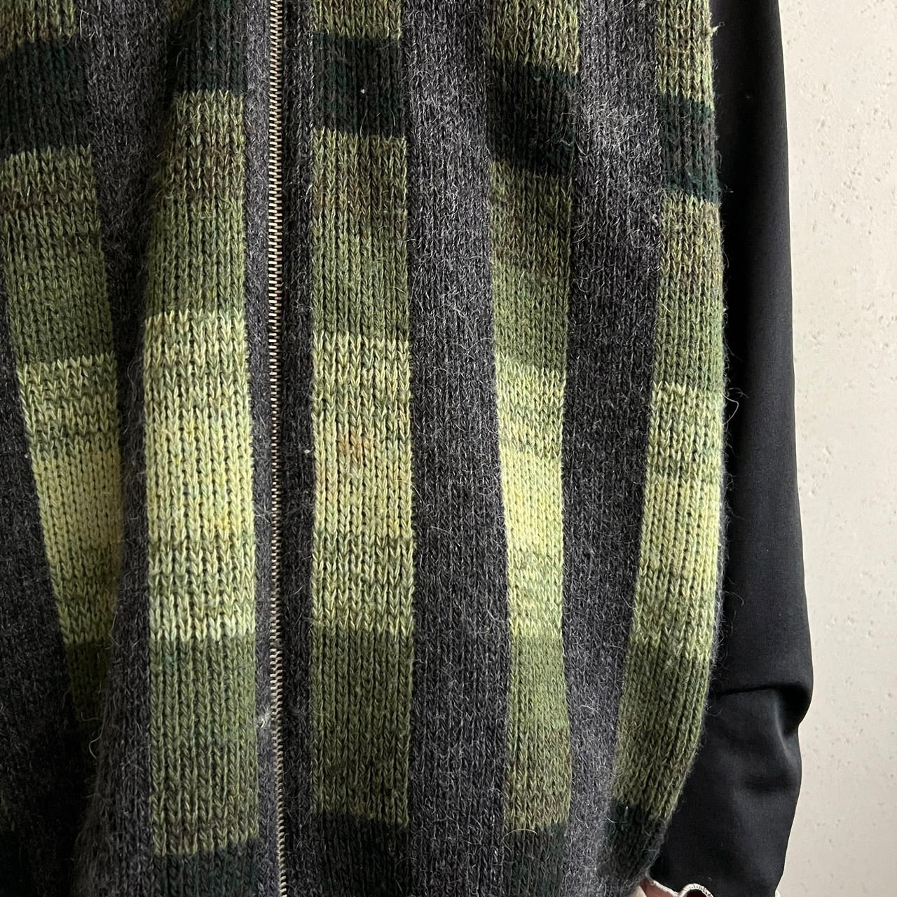 90s Zipped Knit Vest Made in Italy