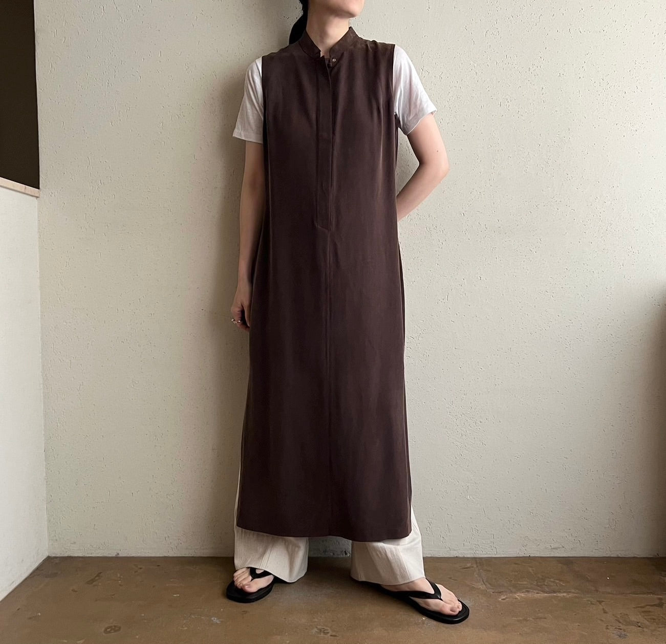 90s Silk Sleeveless Dress