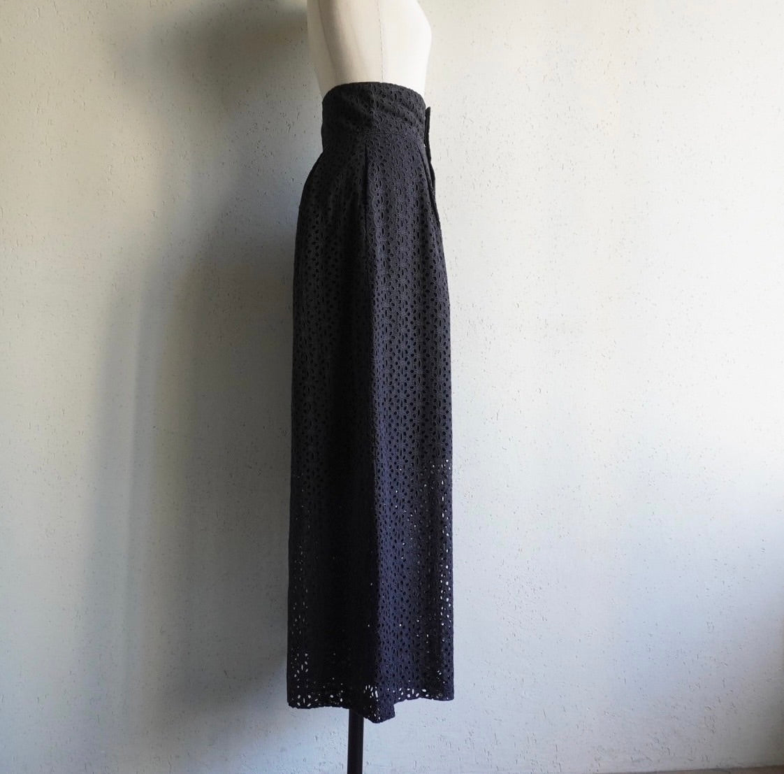 60s Cutwork Lace High Waisted Wide Pants