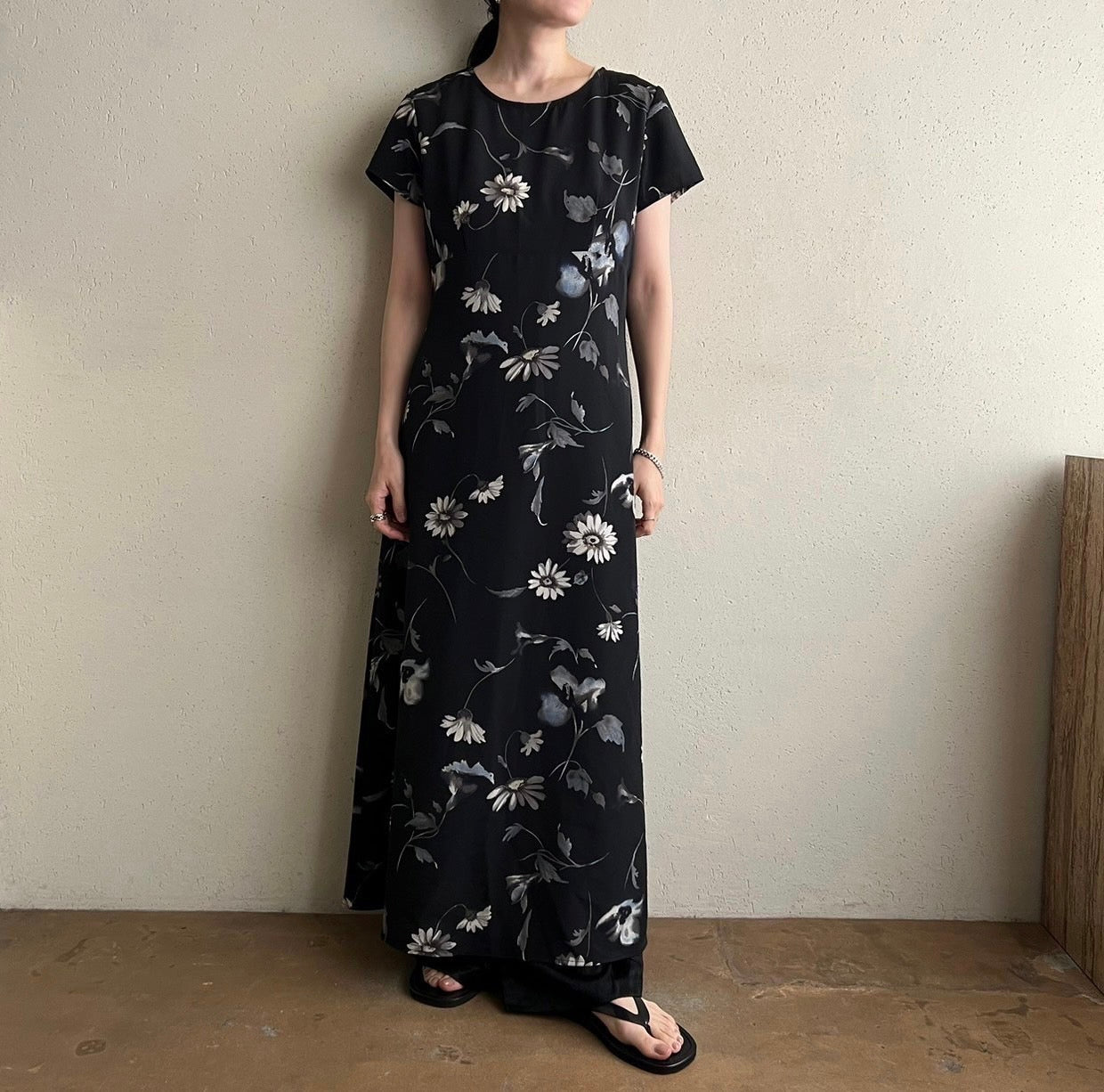 90s Printed Dress Made in Canada