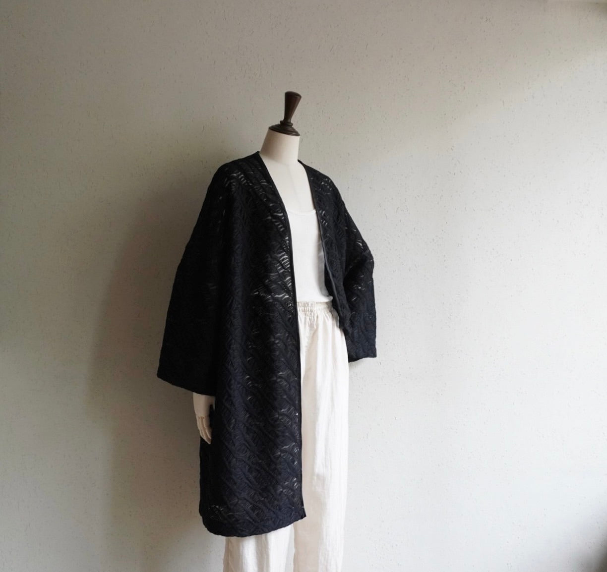 90s Black Robe Made in UK