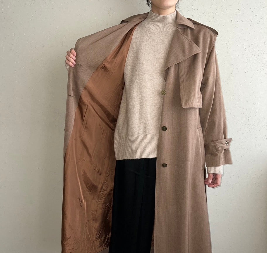 80s "Louis Feraud" Wool Coat