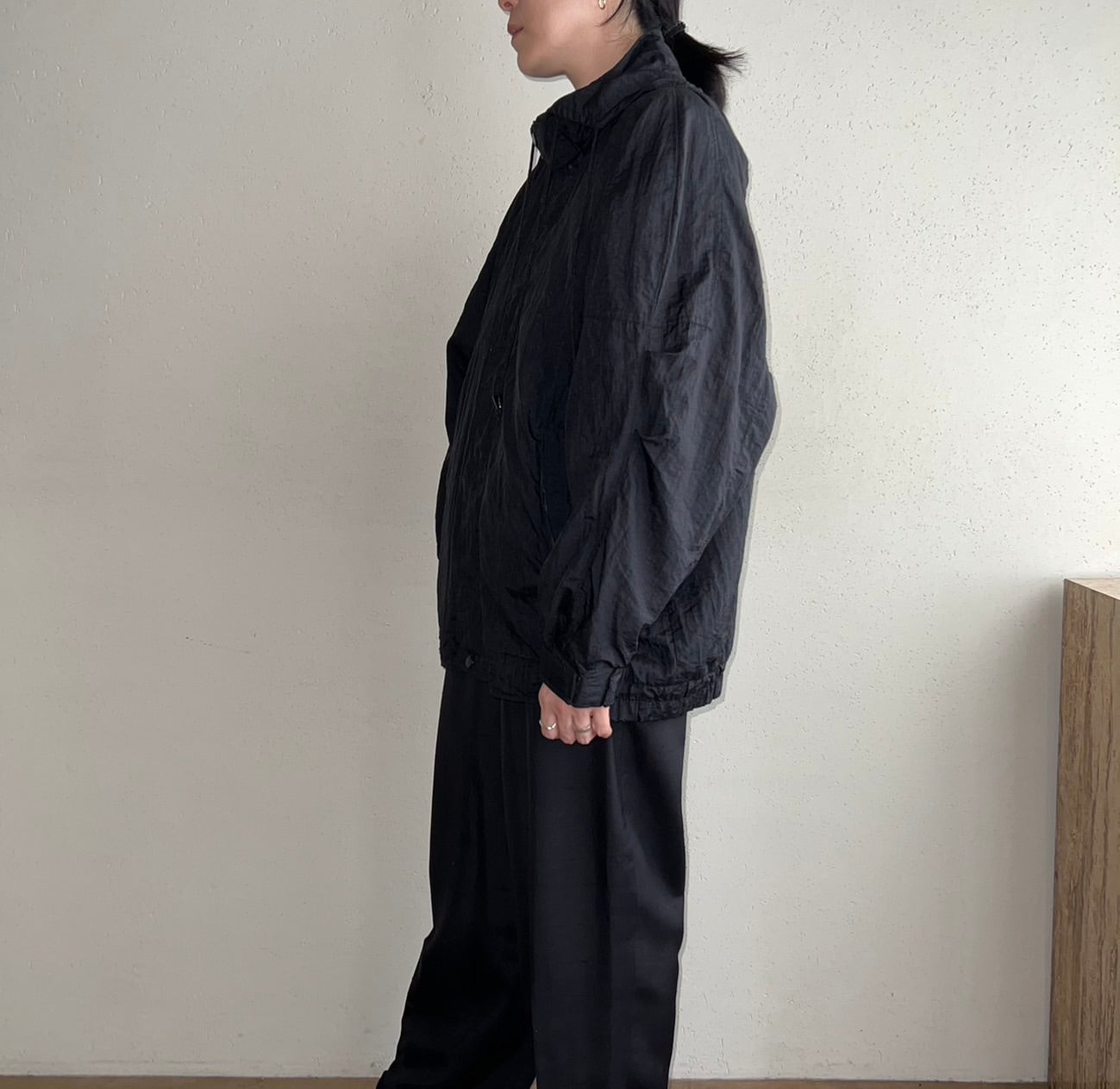 90s Hooded light jacket