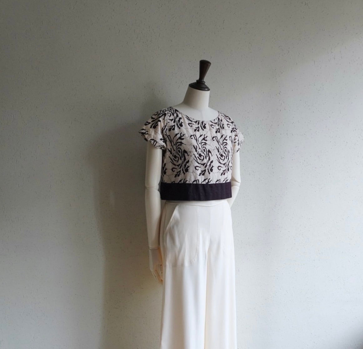 80s Cropped Blouse