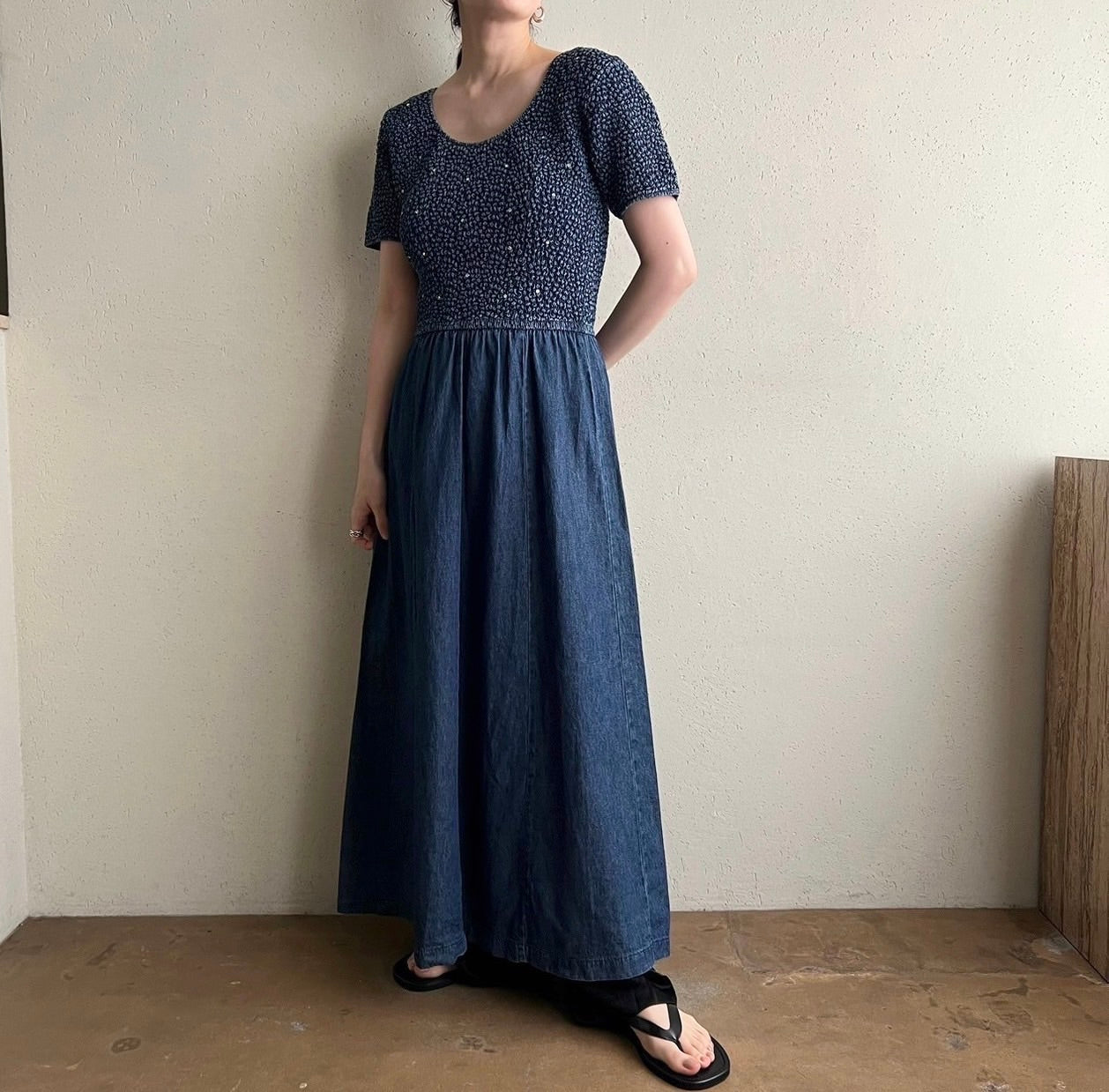 90s Denim Dress Made in USA