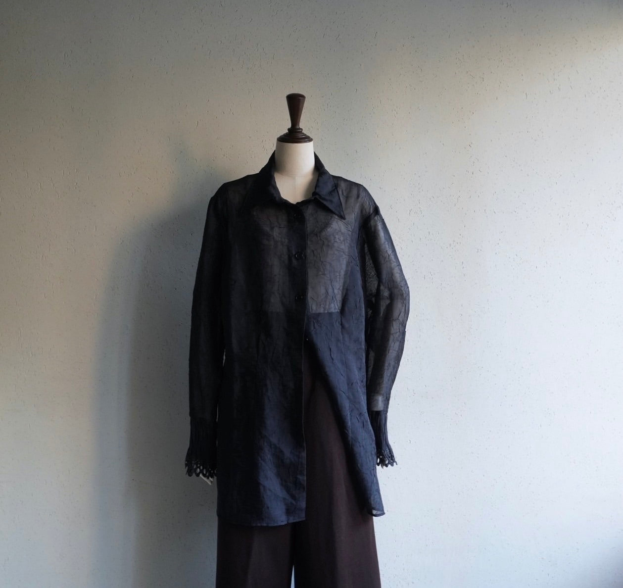 90s Sheer Shirt Made in USA