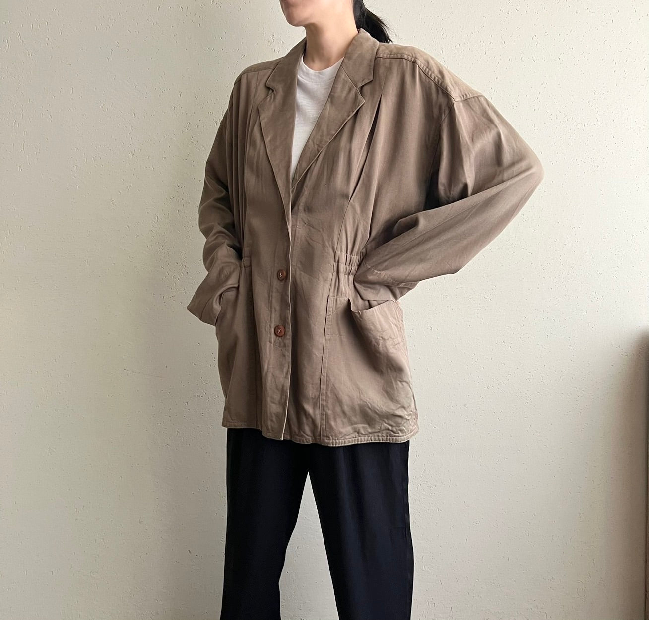 90s Rayon Jacket Made in France