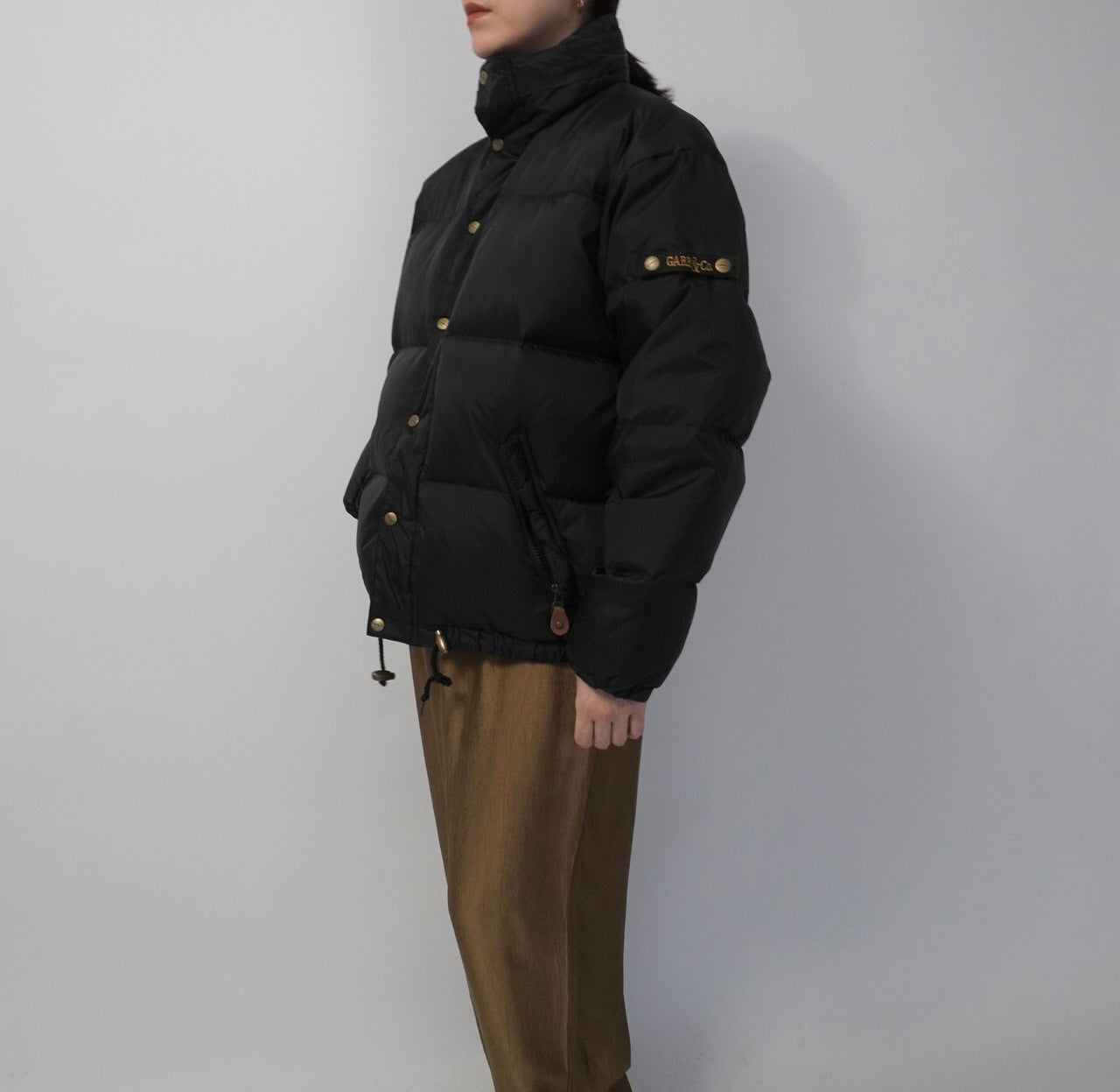 90s Black Down Jacket