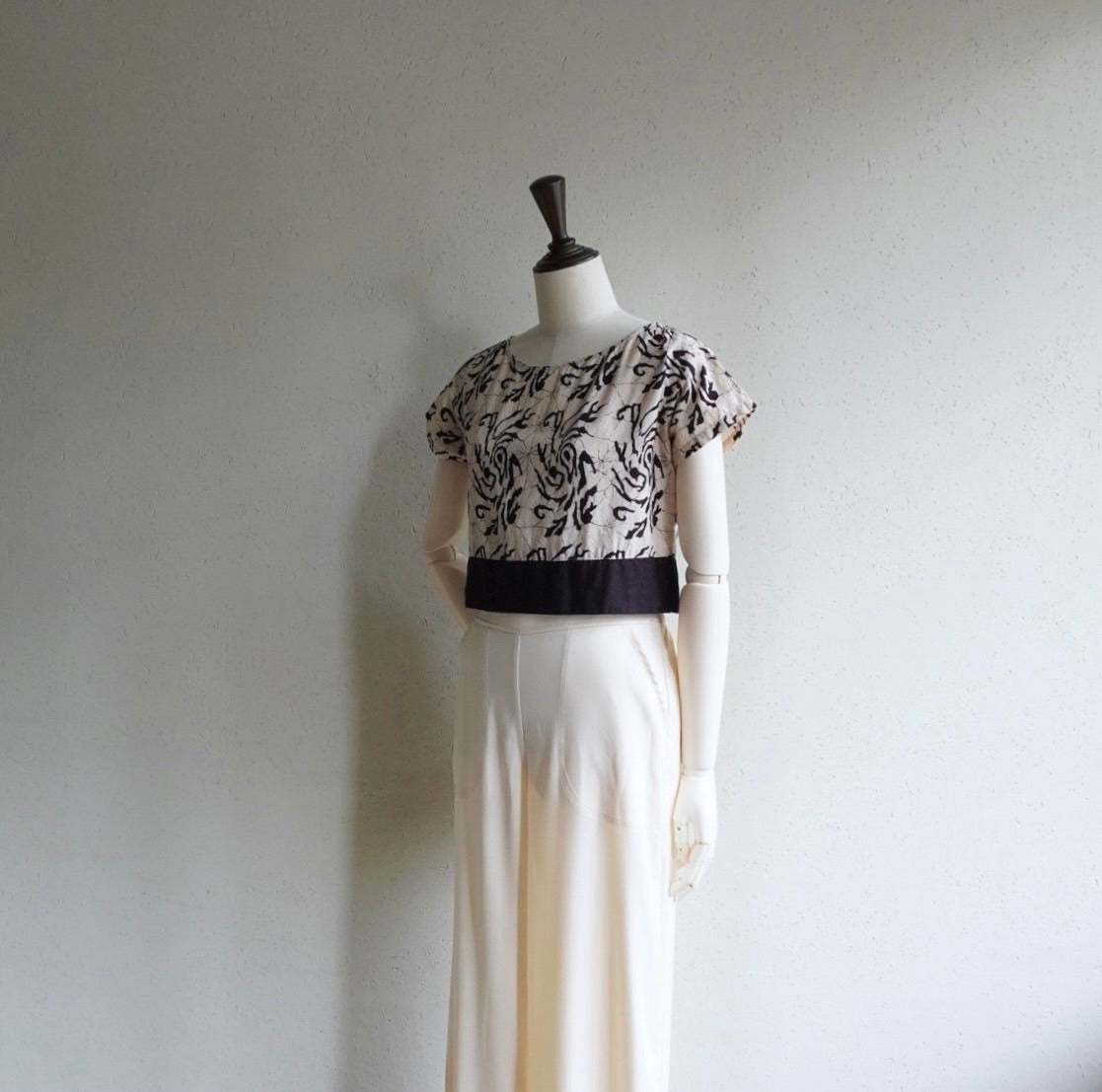 80s Cropped Blouse
